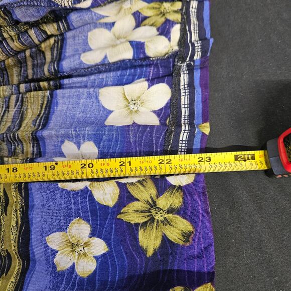 Jessica Howard Hawaiian Floral Wrap Dress Size 6P Maxi Vacation Travel Tropical - Picture 8 of 8